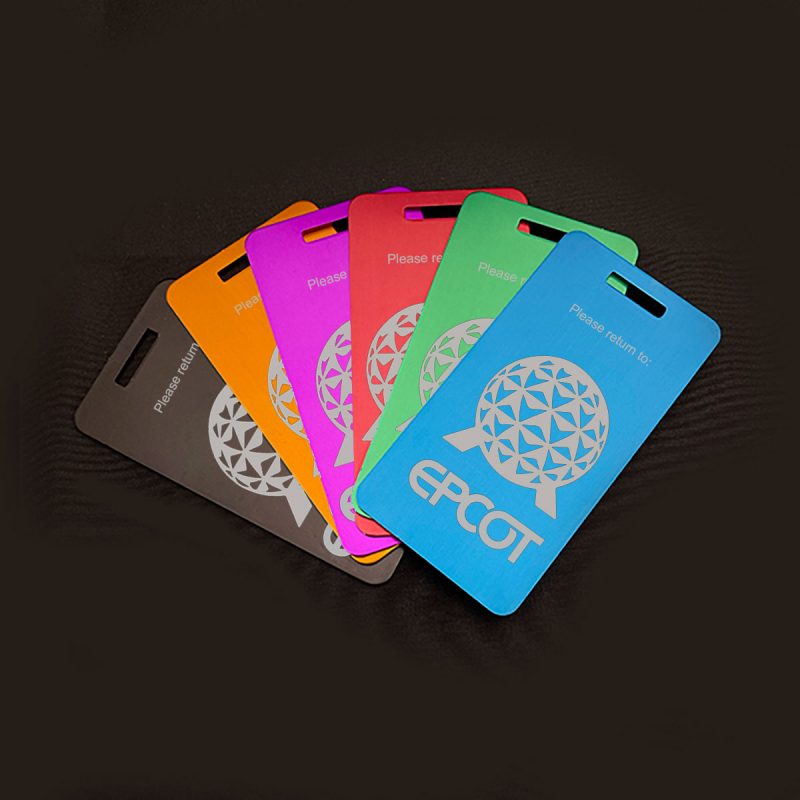 EPCOT Aluminum Luggage Tag