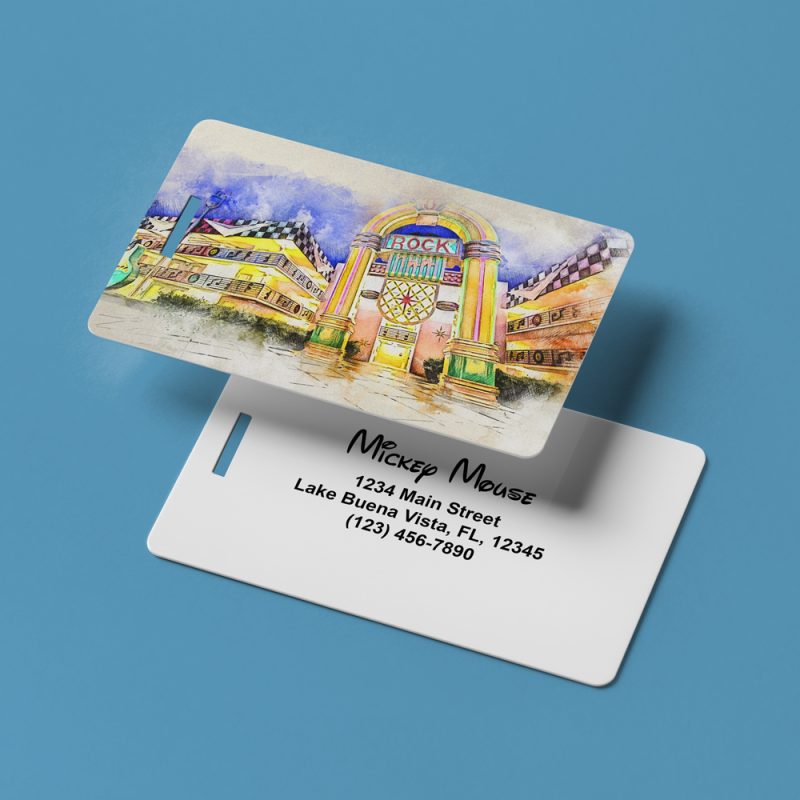 All Star Music Luggage Tag