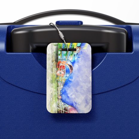 all-star-sports-luggage-tag-on-suitcase all-star-sports-luggage-tag-on-suitcase