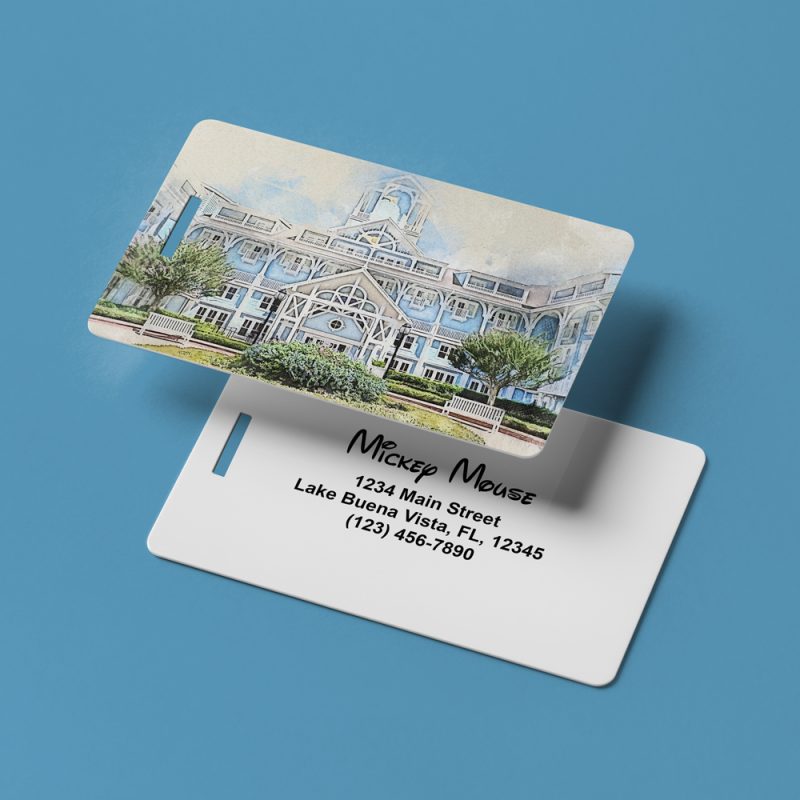 Beach Club Luggage Tag