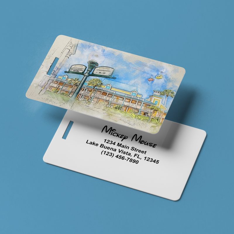 Caribbean Beach Luggage Tag