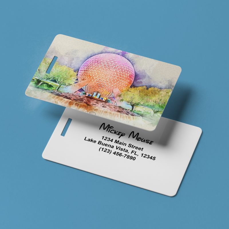 EPCOT At Night Luggage Tag