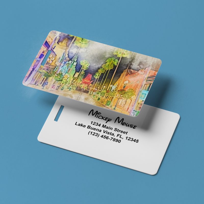 Hollywood Studios At Night Luggage Tag