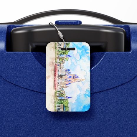 magic-kingdom-luggage-tag-on-suitcase