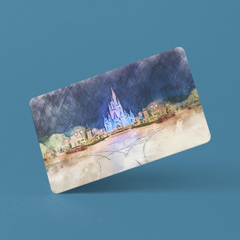 Magic Kingdom at night