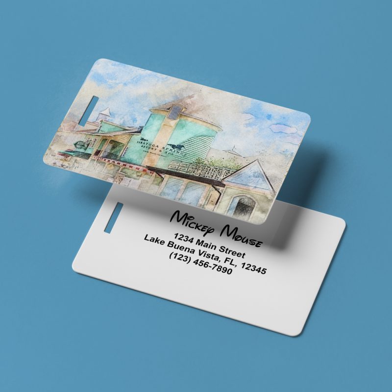 Saratoga Springs Luggage Tag