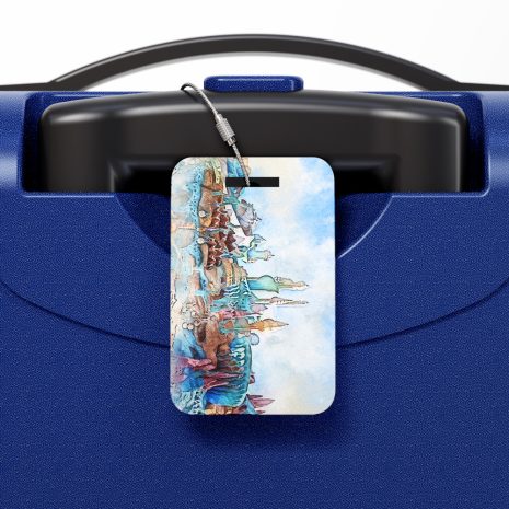 tokyo-disneysea-luggage-tag-on-suitcase