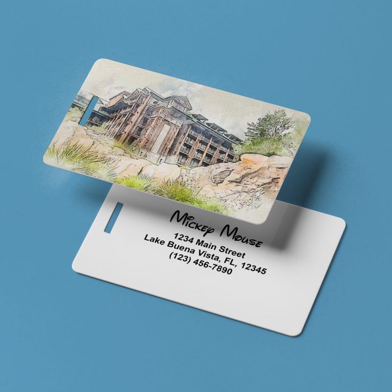 Wilderness Lodge Luggage Tag